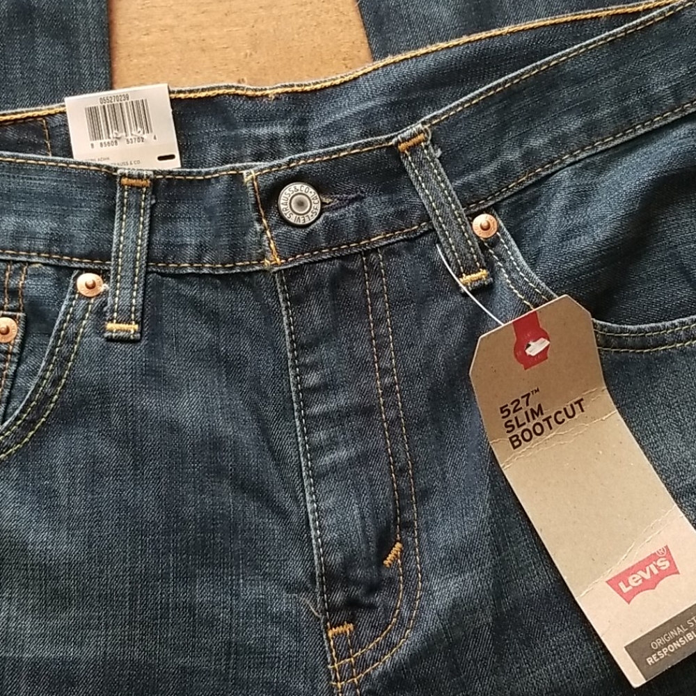 NWT Levi's 527 slim bootcut 31x30